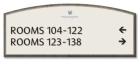 2-Line Directional Sign