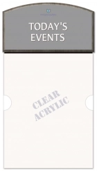 2-Line Informational Sign w/Insert Window