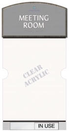 2-Line Meeting Room w/Window & Sliding Panel