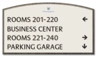4-Line Directional Sign