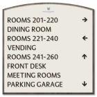 8-Line Directional Sign