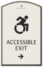 Accessible Direction Sign w/Dynamic ISA