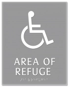 Area of Refuge Sign - ISA Symbol