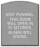 Delayed Egress Push/Pull Sign - CA Code