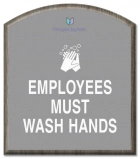 Employees Must Wash Hands