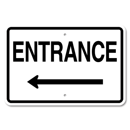 Entrance - Left Arrow