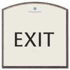 "Exit" Egress Sign - CA Compliant