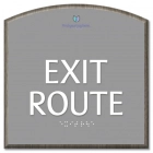 "Exit Route" Egress Sign - CA Compliant