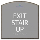 "Exit Stair Up" Egress Sign - CA Compliant