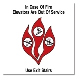 In Case of Fire Elevator Out of Service