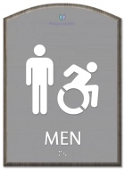 Men Sign w/Male & Dynamic ISA Symbols