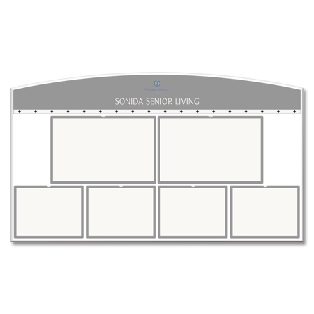 Message Display w/6 Insert Holders