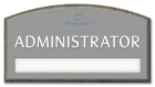 Nameplate Sign w/Title