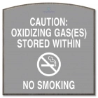Oxidizing Gas(es) Stored/No Smoking