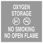 Oxygen Storage / No Smoking No Open Flame