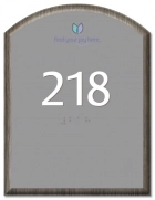Room Number Sign