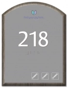 Room Number Sign w/Symbols