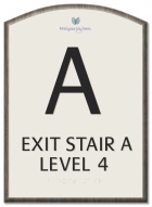 Stairway ID Sign - NYC Compliant