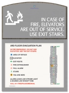 Standard Elevator Evacuation Plans - CA Compliant