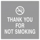 Thank You For Not Smoking Sign