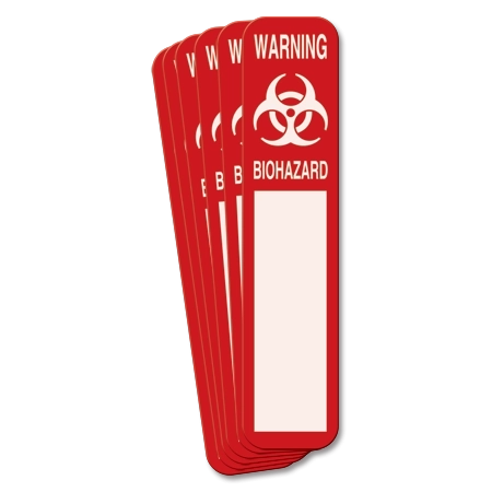 Warning Biohazard - 6 Pack