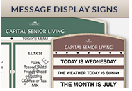 Message Display Signs